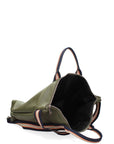 Varese Borsa a mano da donna Vera pelle 689746-D74 OLIVA - BLU Chiara Ferretti