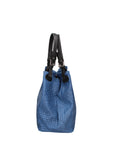 Araminta Borsa Shopper da donna Vera Pelle 80047-012 BLU JEANS Chiara Ferretti
