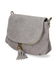 Emanuela Borsa a tracolla da donna Vera pelle 80057-018 GRIGIO MEDIO Chiara Ferretti
