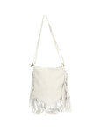 Solana Borsa a tracolla da donna Vera pelle 1518-BIANCO Chiara Ferretti