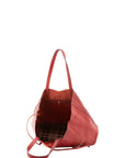 Borsa a mano unisex vera pelle Made in Italy 4611-ROSSO Alessia Firenze