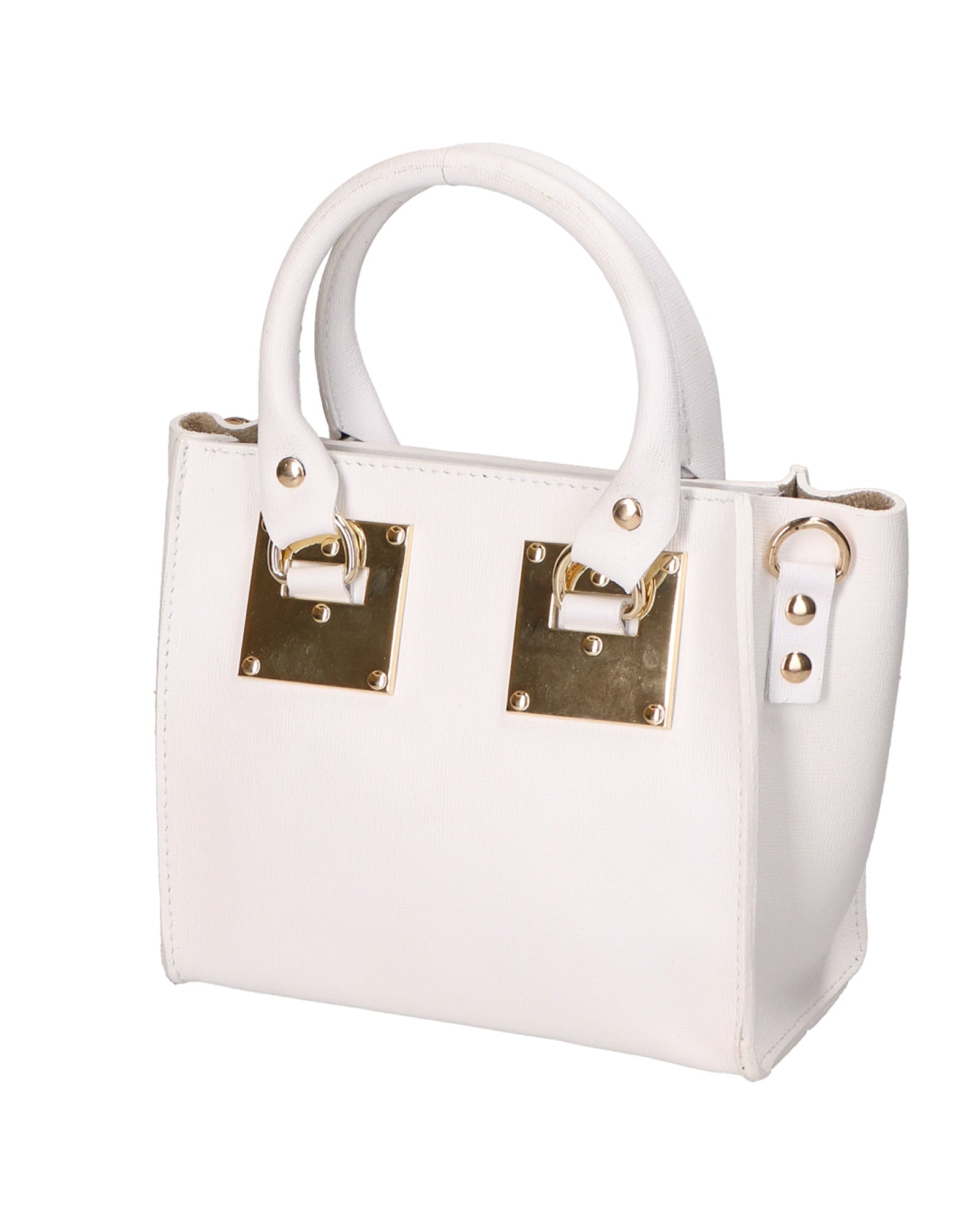 Vera pelle 1143-BIANCO Borsa a mano da donna Elysia Pro Chiara Ferretti