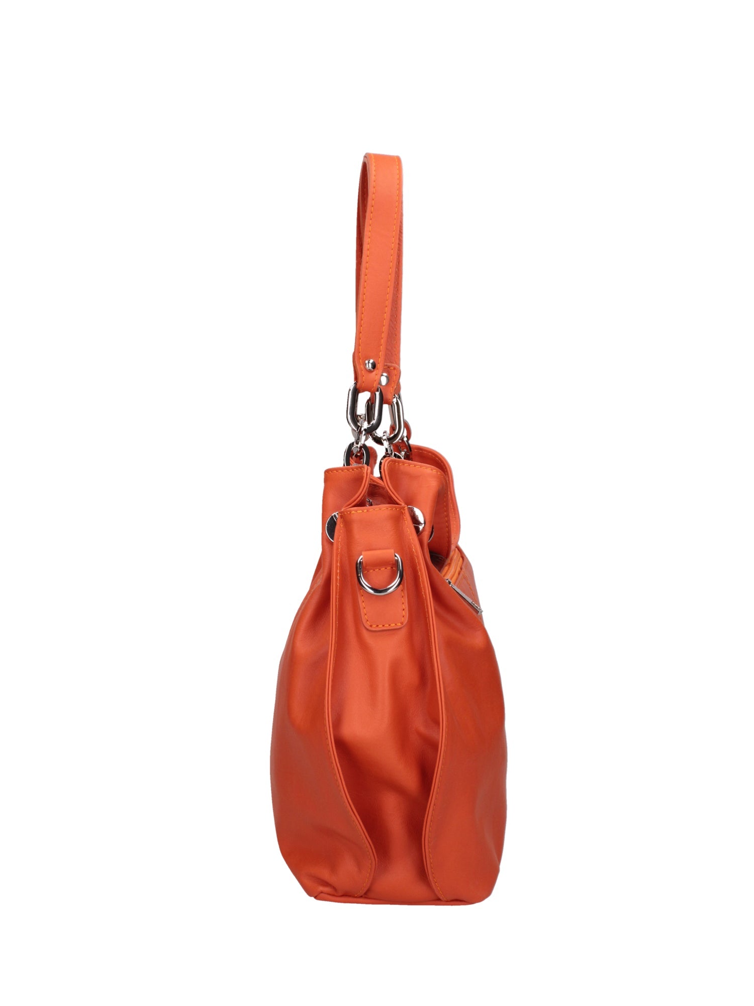 Ereba Borsa a mano da donna Made in Italy 100% pelle 3305-S29 ARANCIONE Chiara Ferretti