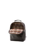 Zaino unisex in vera pelle Made in Italy 100% cotone 4048-NERO Alessia Firenze