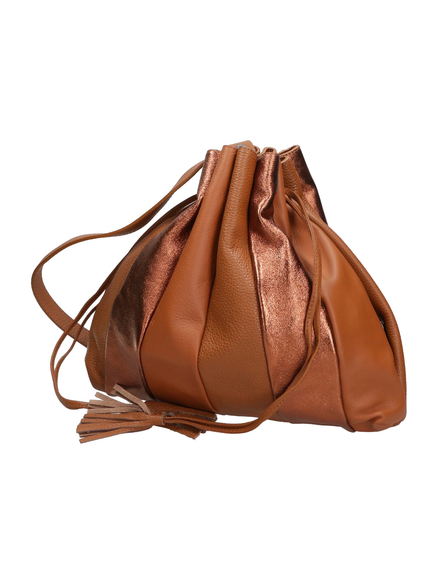 Nunzia Borsa a spalla da donna Vera pelle 576042-CUOIO COGNAC Chiara Ferretti