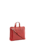 Borsa a mano unisex in vera pelle 100% cotone 4453-ROSSO Alessia Firenze