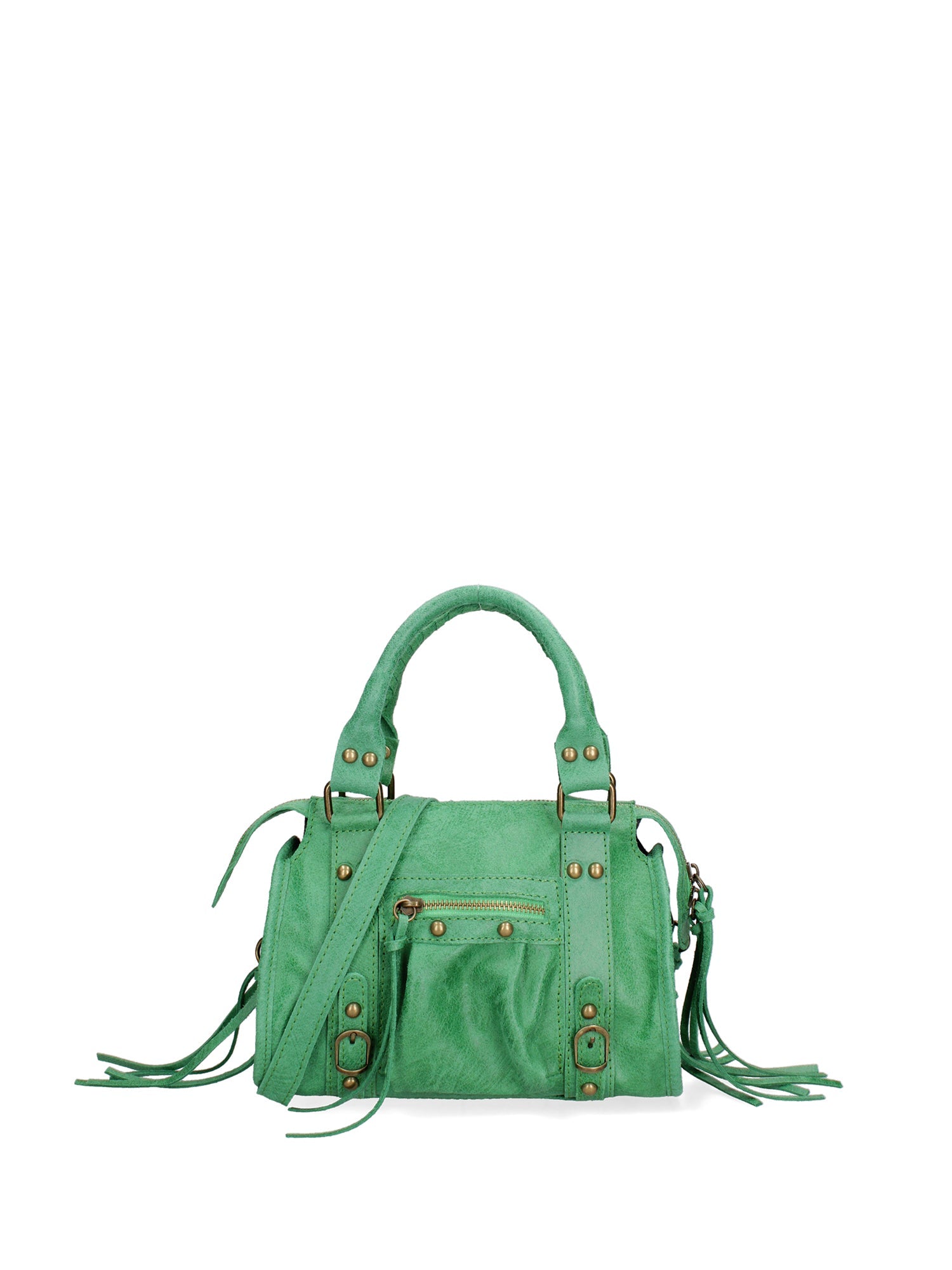Erisia Borsa a spalla da donna Vera pelle 06091-026 VERDE ERBA Chiara Ferretti