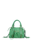 Erisia Borsa a spalla da donna Vera pelle 06091-026 VERDE ERBA Chiara Ferretti