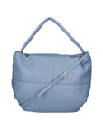 Virginia Borsa a spalla da donna Vera pelle 06495-S41 CELESTE SCURO Chiara Ferretti