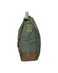 Minerva Borsa a mano unisex Canvas e pelle ZG3011-VERDE GREEN Chiara Ferretti
