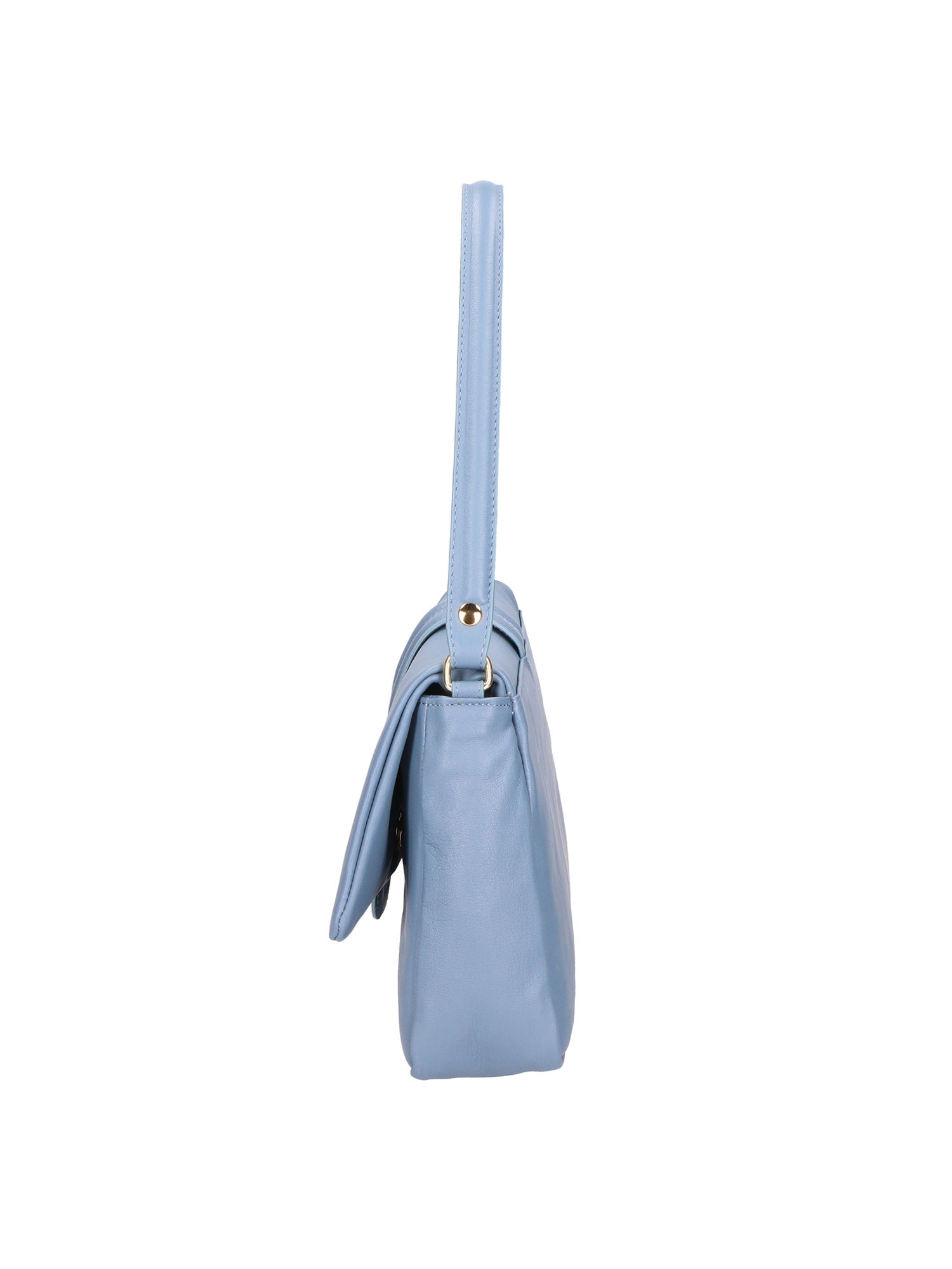 Jasmine Borsa a spalla da donna Vera pelle 06496-S41 CELESTE SCURO Chiara Ferretti