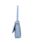 Jasmine Borsa a spalla da donna Vera pelle 06496-S41 CELESTE SCURO Chiara Ferretti