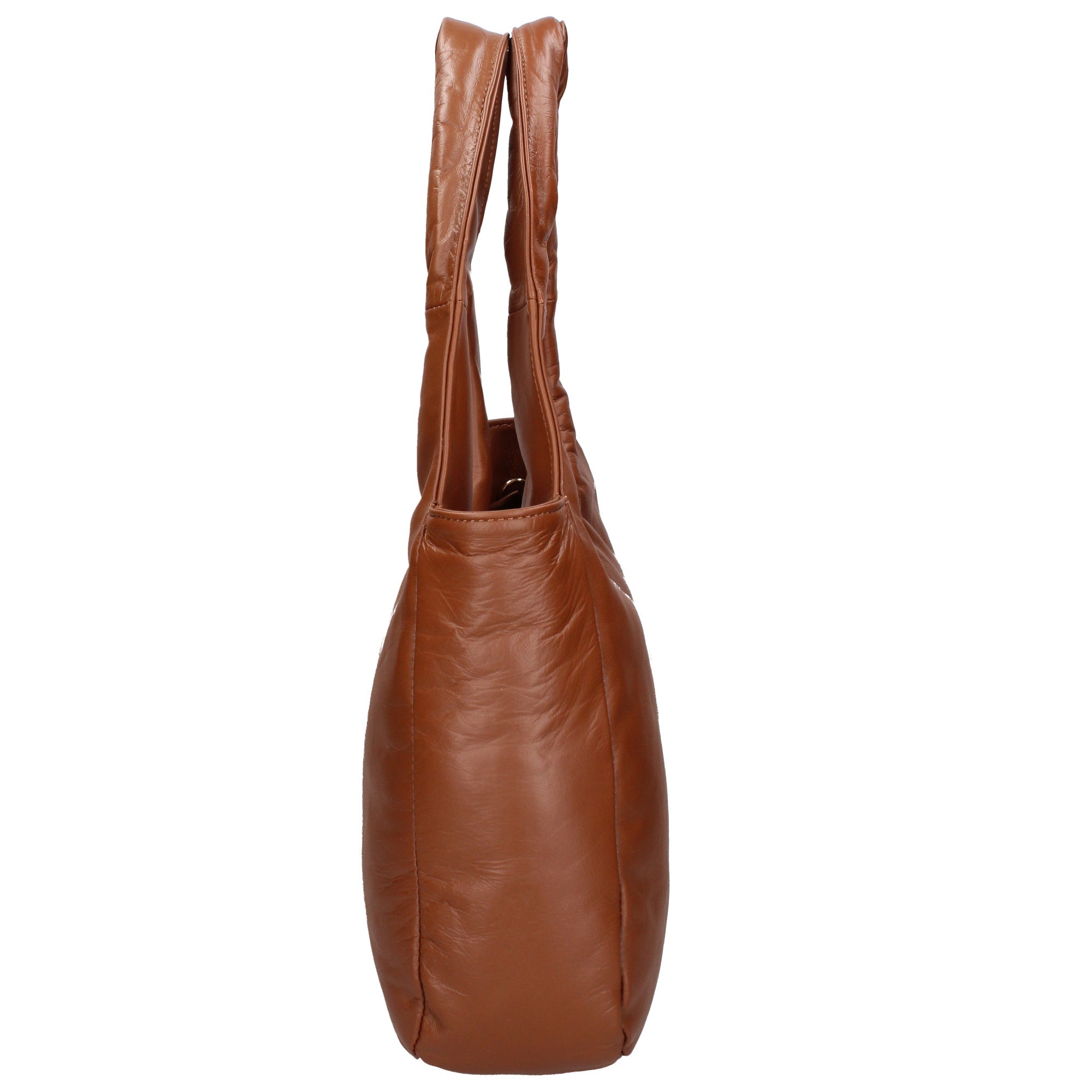 Wendy Borsa a spalla da donna Vera pelle 06502-S17 CUOIO SCURO Chiara Ferretti