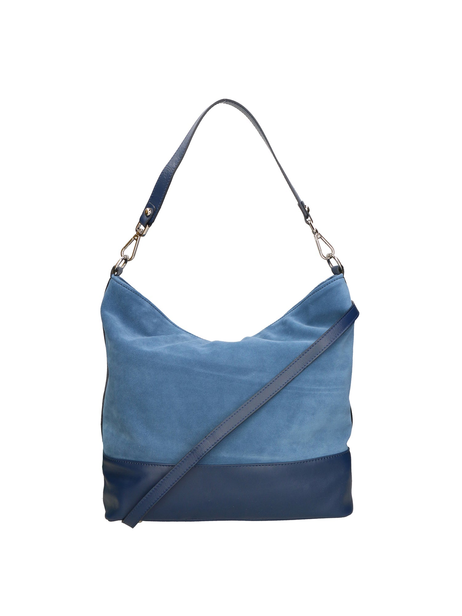 Graziana Borsa a spalla da donna Vera pelle 05960-25 BLU JEANS 24 BLU JEANS Chiara Ferretti