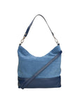 Graziana Borsa a spalla da donna Vera pelle 05960-25 BLU JEANS 24 BLU JEANS Chiara Ferretti