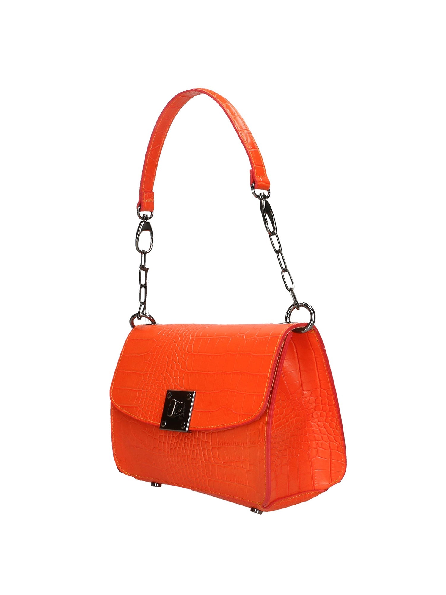 Nicole Borsa a spalla da donna Vera pelle 193746-ARANCIO ORANGE Chiara Ferretti