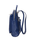 Vivenzia Damenrucksack aus echtem Leder, hergestellt in Italien, 23 x 29 x 6,5 cm
