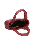 Virna Damenhandtasche aus echtem Leder, hergestellt in Italien, 17 x 24 x 8 cm