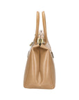 Federica Borsa a mano da donna Vera pelle 9106-FANGO TAUPE Chiara Ferretti