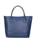 Verdiana Borsa a mano da donna Vera Pelle 06505-D24 BLU JEANS Chiara Ferretti