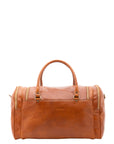 Borsa da viaggio unisex in vera pelle 100% cotone 4045-MIELE Alessia Firenze