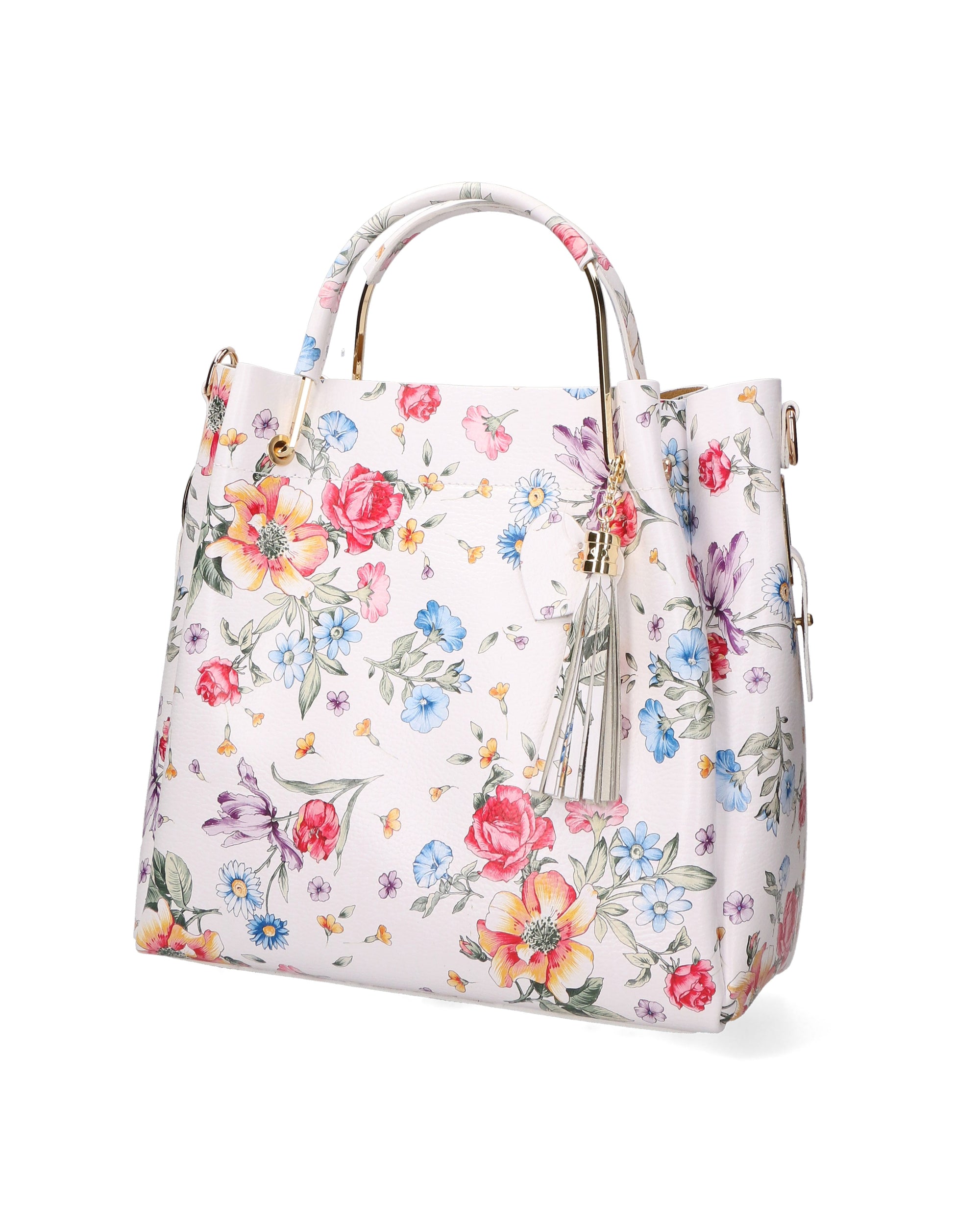 Zeffira Borsa a mano da donna 100% pelle 36003-FIORE-2 Chiara Ferretti
