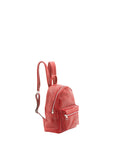 Zaino unisex in vera pelle 100% cotone 4460-ROSSO Alessia Firenze