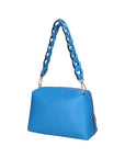 Livia Borsa a spalla da donna Vera pelle 06443-BLU ASTER Chiara Ferretti