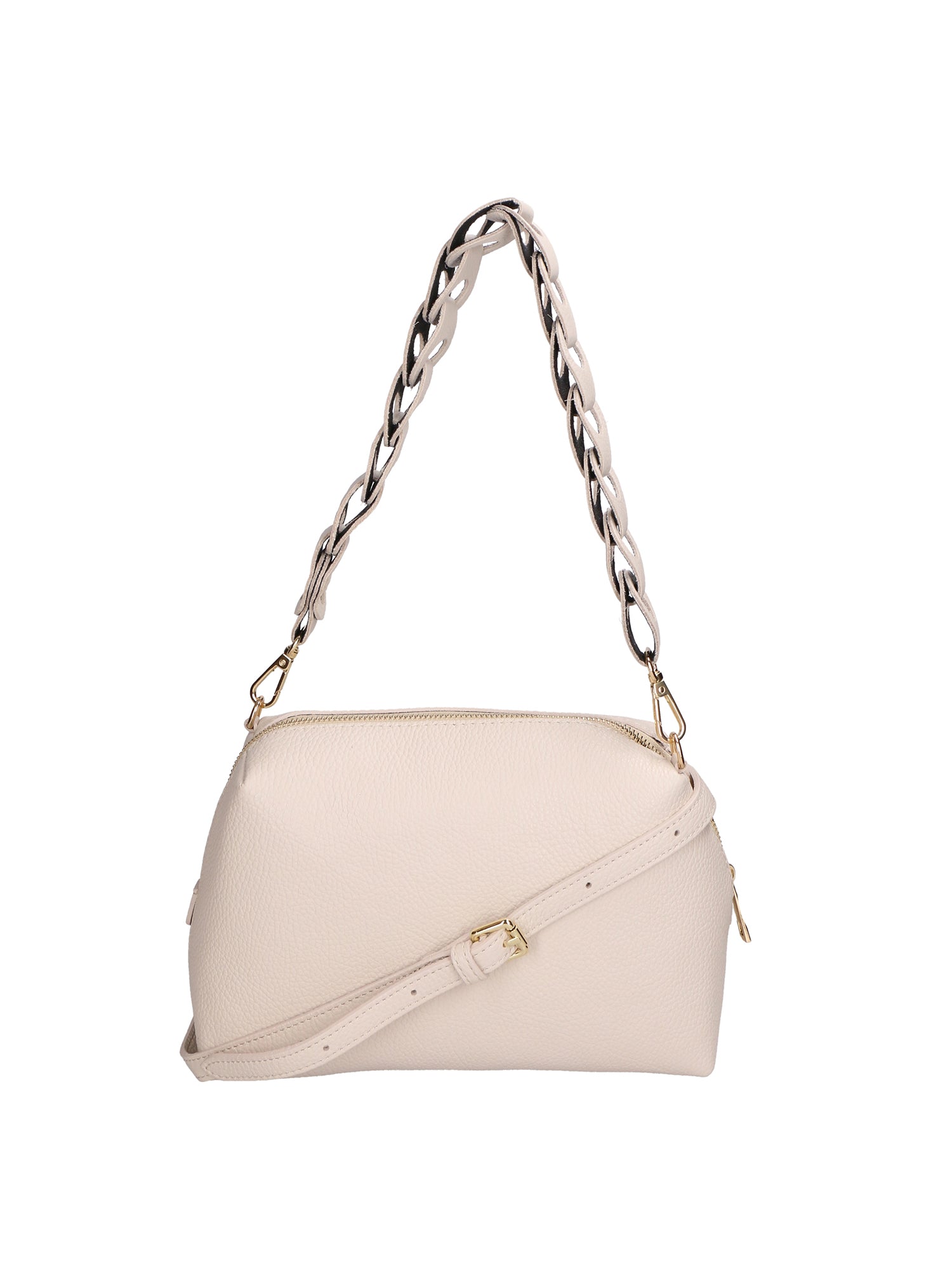 Livia Borsa a spalla da donna Vera pelle 06443-LATTE Chiara Ferretti