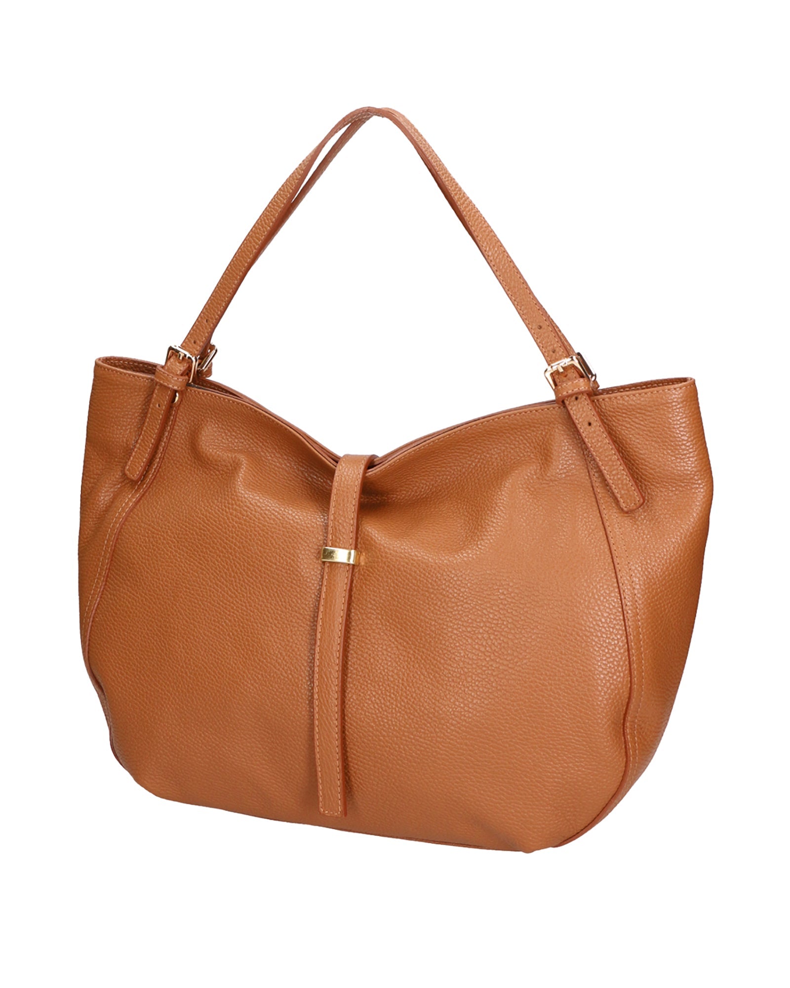 Sirma Borsa a mano da donna Vera pelle 06518-D17 CUOIO SCURO Chiara Ferretti