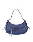 Loredana Borsa a spalla da donna Vera pelle 06548-BLU JEANS Chiara Ferretti