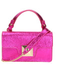 Hellen Borsa a mano da donna Vera pelle 06010-L023 FUXIA Chiara Ferretti
