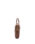 Borsa a mano unisex in vera pelle Made in Italy 4317-TESTA DI MORO Alessia Firenze