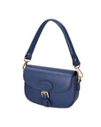 Viktoria Borsa a spalla da donna Vera pelle 06526-D24 BLU JEANS Chiara Ferretti