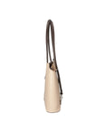 Fabiola Borsa a spalla da donna 100% pelle 9039-TAUPE TMORO Chiara Ferretti