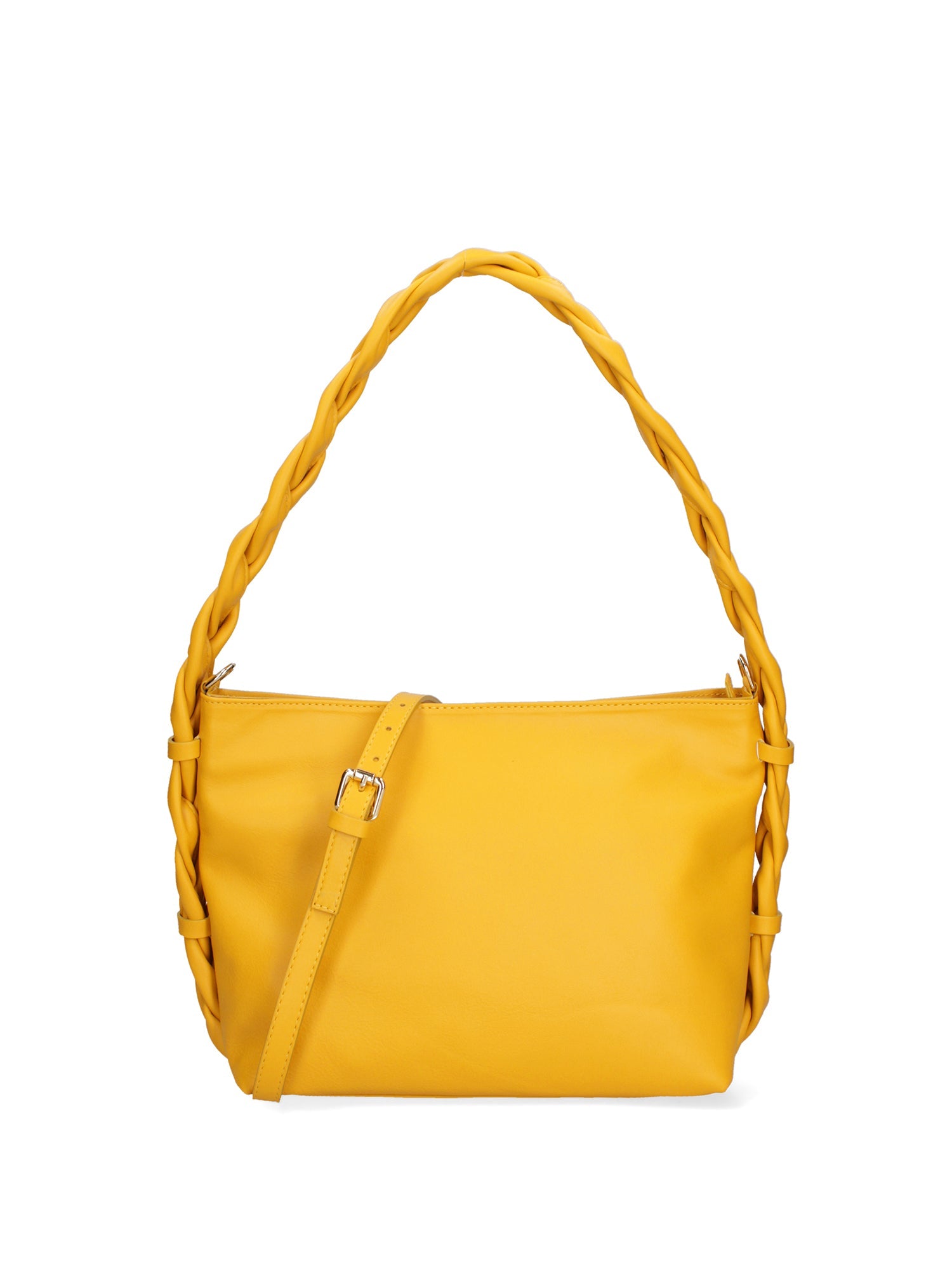 Isara Borsa a spalla da donna Vera pelle 07170-S04 GIALLO Chiara Ferretti