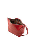 Borsa a mano unisex in vera pelle Made in Italy 4556-ROSSO Alessia Firenze