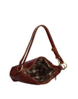 Women's shoulder bag in genuine leather, made in Italy, 38x23x10 cm