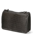 Crystalline Borsa a tracolla da donna Vera pelle 80066-GRIGIO Chiara Ferretti