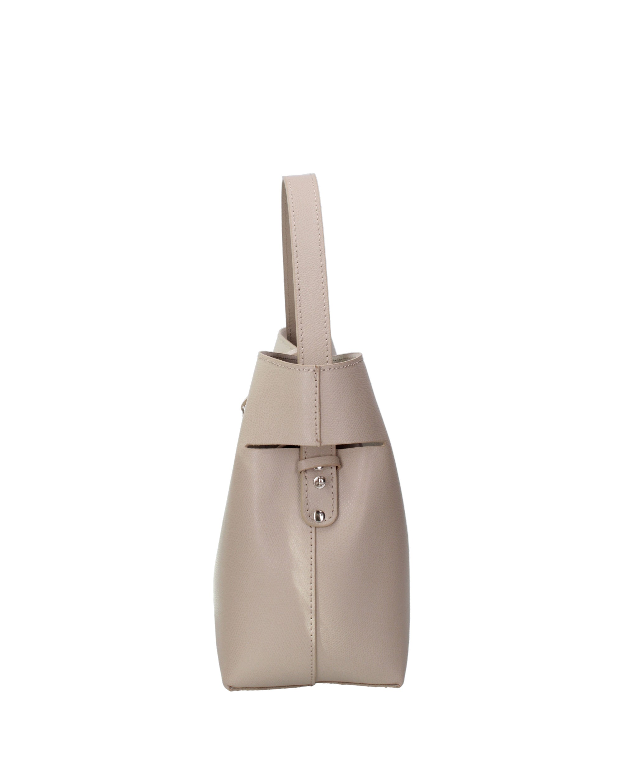 Liviana Borsa a mano da donna Vera pelle 07379-PL05 CAPPUCCINO Chiara Ferretti
