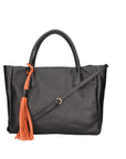 Rosalie Borsa a spalla da donna 100% pelle 06503-D28 NERO BLACK Chiara Ferretti