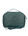 Vera Pelle 6542-PETROLIO Borsa a mano unisex Modello Avelon Chiara Ferretti