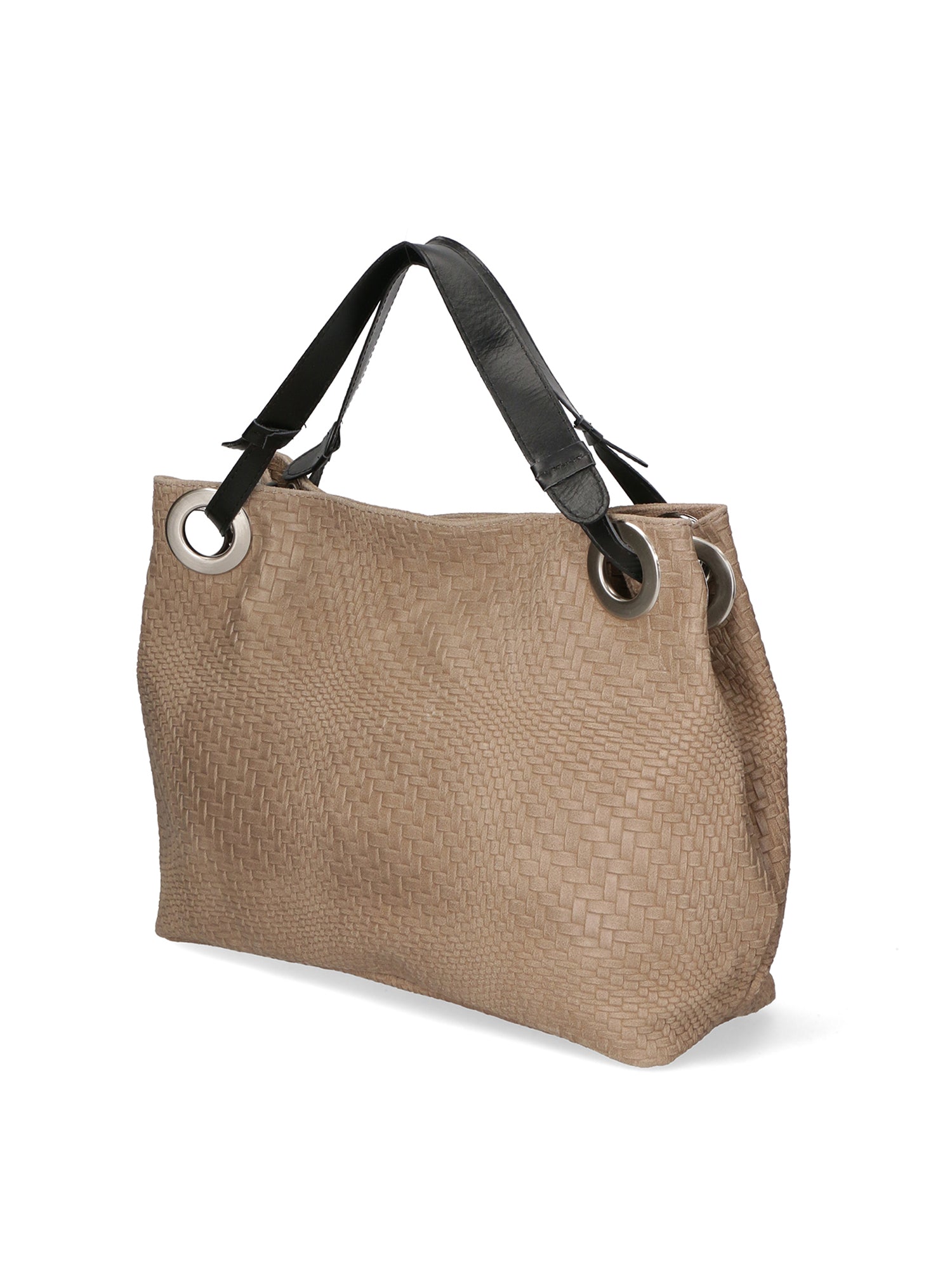 Emilia Borsa a spalla da donna Vera pelle 80059-004 TAUPE Chiara Ferretti