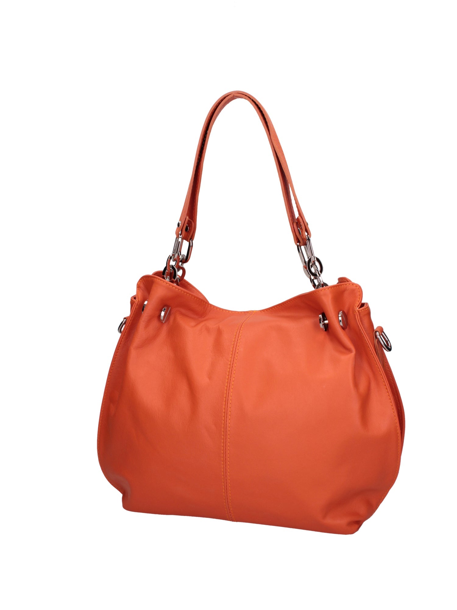 Ereba Borsa a mano da donna Made in Italy 100% pelle 3305-S29 ARANCIONE Chiara Ferretti