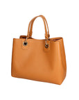 Helga Borsa a mano da donna 100% pelle 06106-D44 CUOIO COGNAC Chiara Ferretti