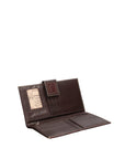 Aethel T000691-MOGANO Portafoglio unisex in vera pelle Chiara Ferretti