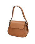 Giulia Borsa a spalla da donna Vera pelle 05958-L125 CUOIO Chiara Ferretti