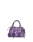 Solara Borsa a spalla da donna Vera pelle 06091 LM-L013 VIOLA Chiara Ferretti