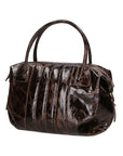 Borsa a spalla da Donna Wilma in Vera Pelle Made in Italy 34x23x13 cm