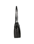 Flora Borsa a spalla da donna Vera pelle 9118-NERO BLACK Chiara Ferretti